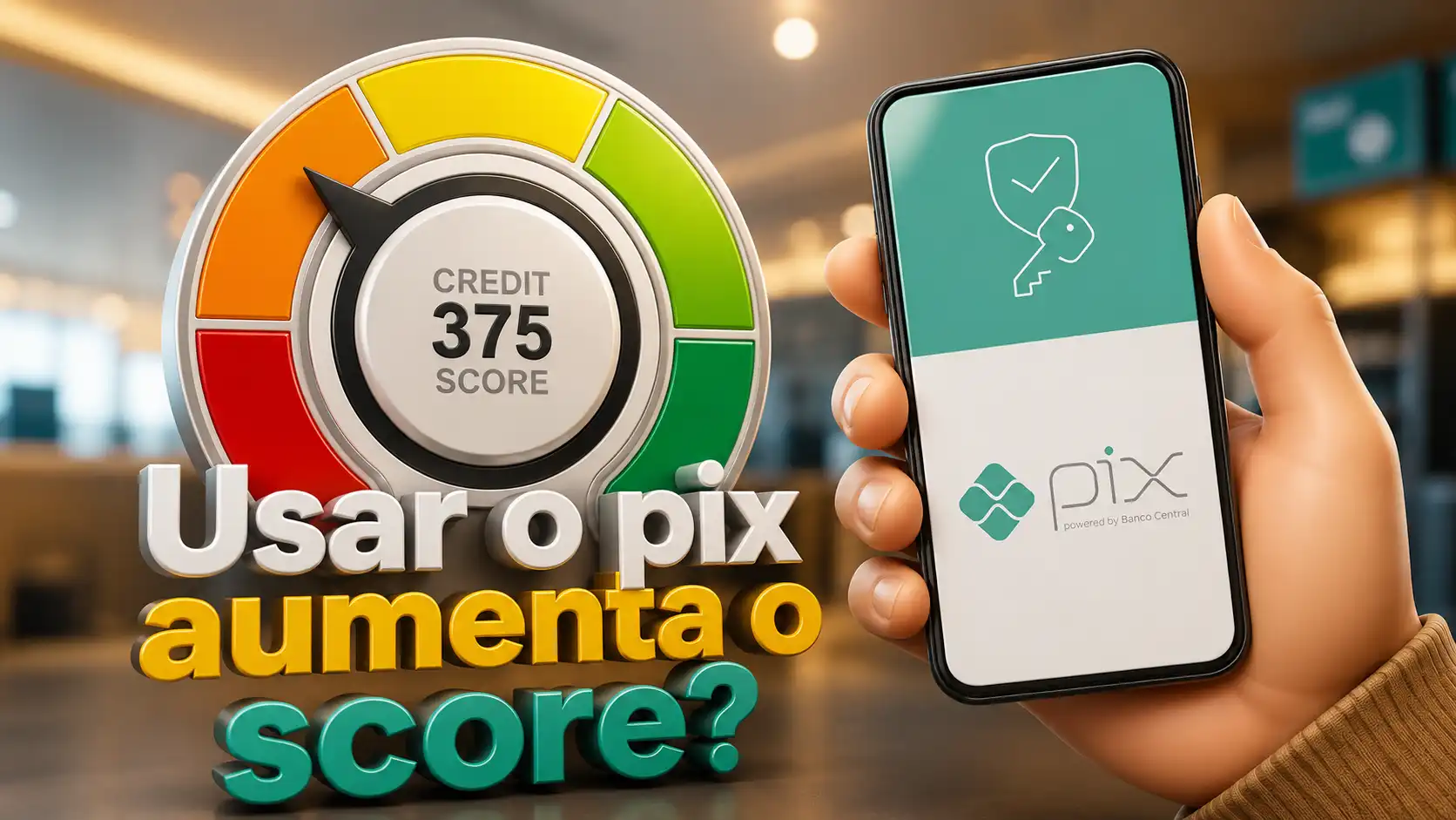 Usar o Pix aumenta o score